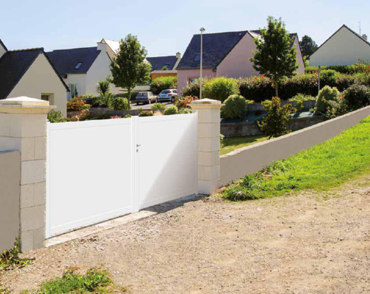 Portail blanc