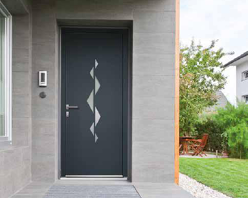 Porte d'entrée aluminium