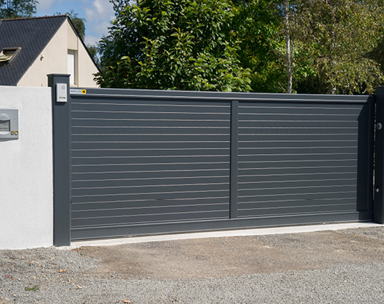 portail alu maison exterieur