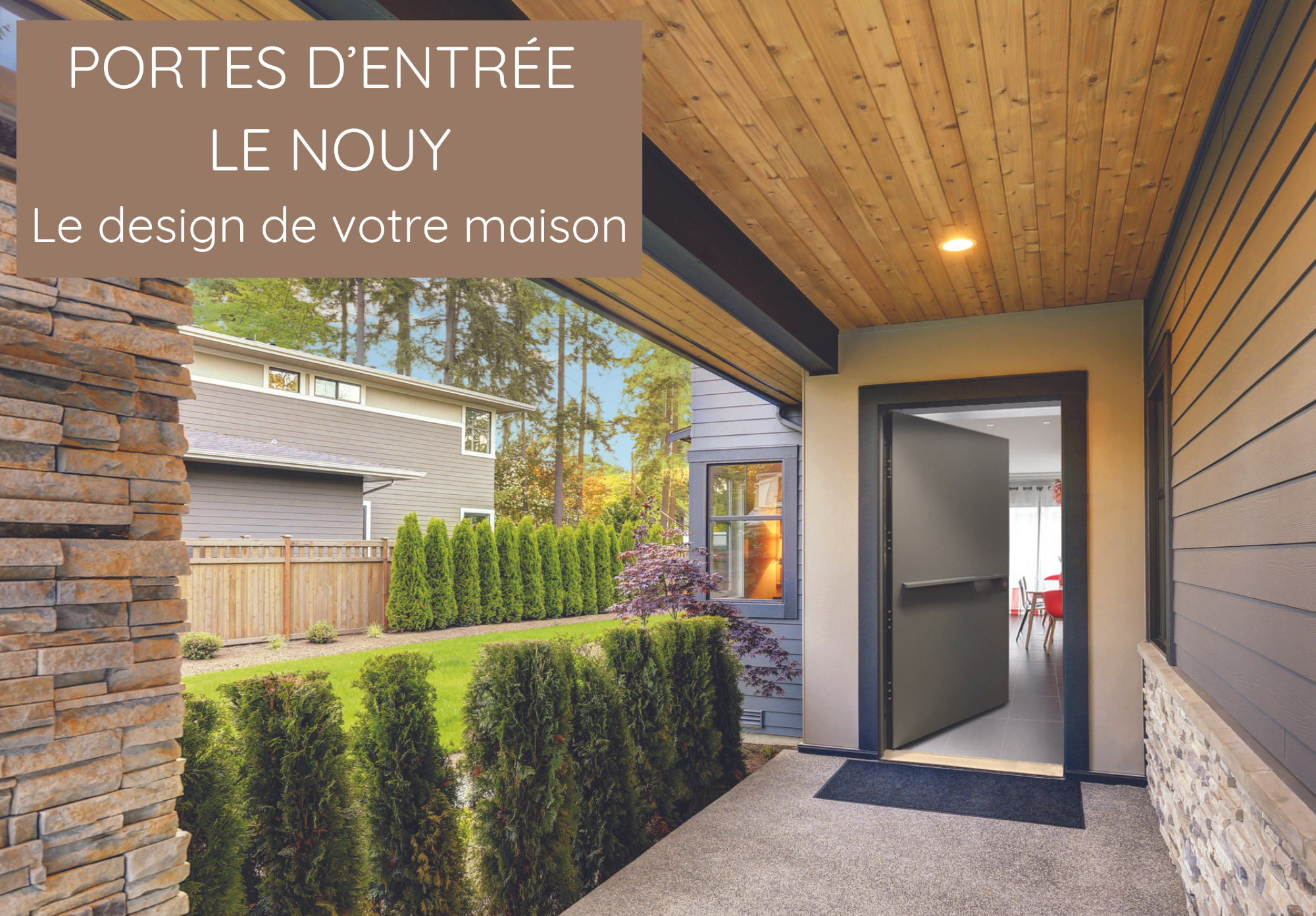 portes d'entrée - le design de votre maison