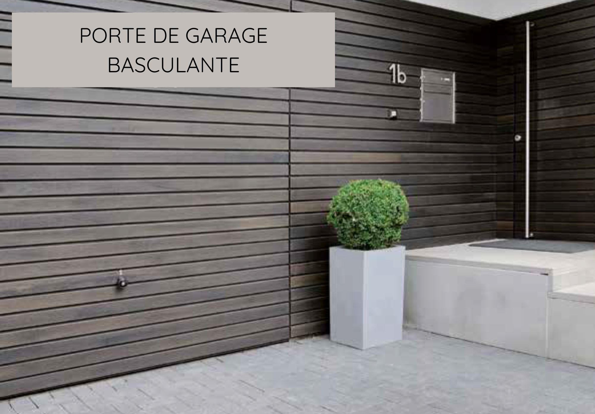 bandeau porte de garage basculante