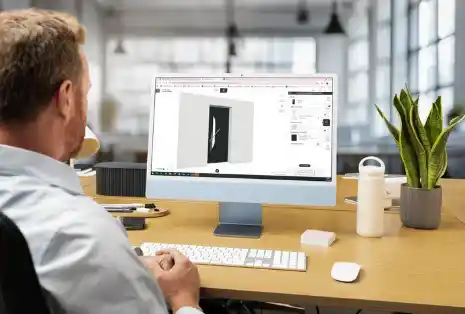 Configurer porte d'entrée en 3D